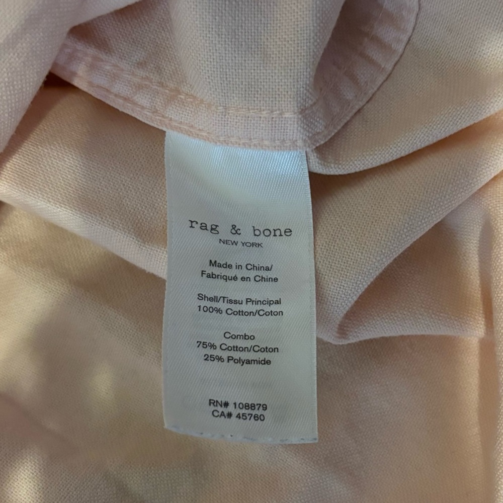 Rag and Bone Tomlin Longsleeve Cotton Casual Shirt - Picture 3 of 5